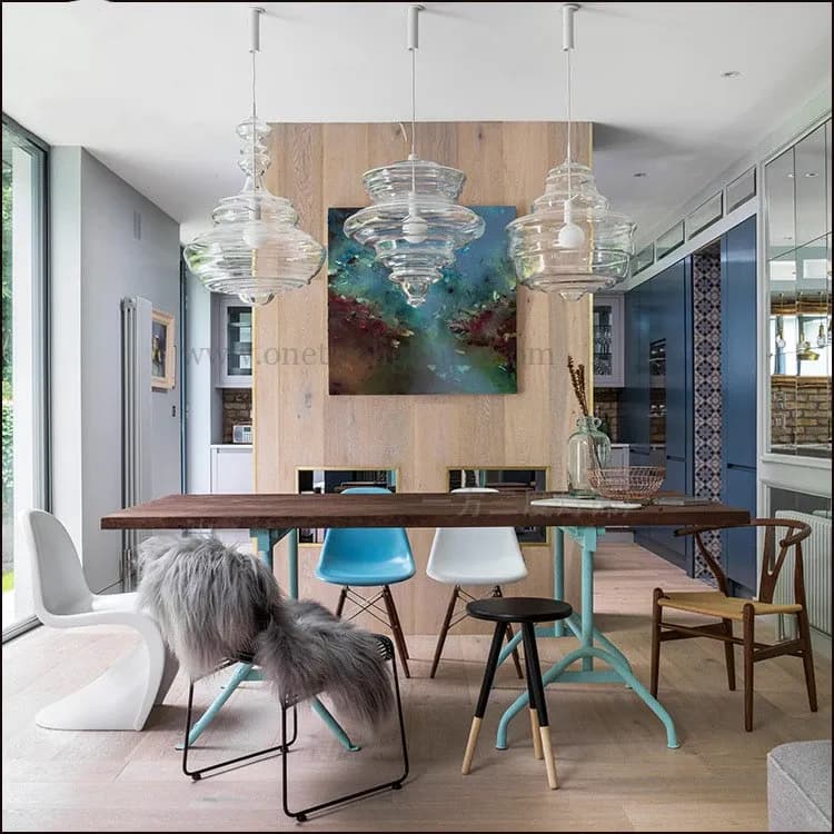 Transparent Glass Vintage LED Pendant Light