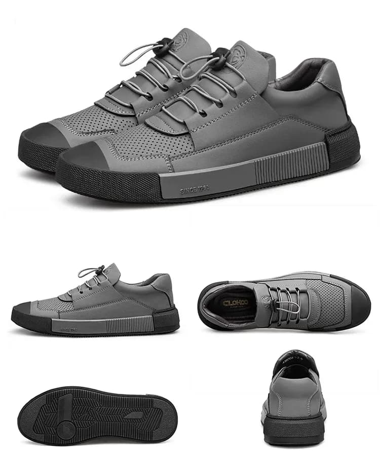 CLOHOO Breathable Slip-On Casual Sports Shoes for Men
