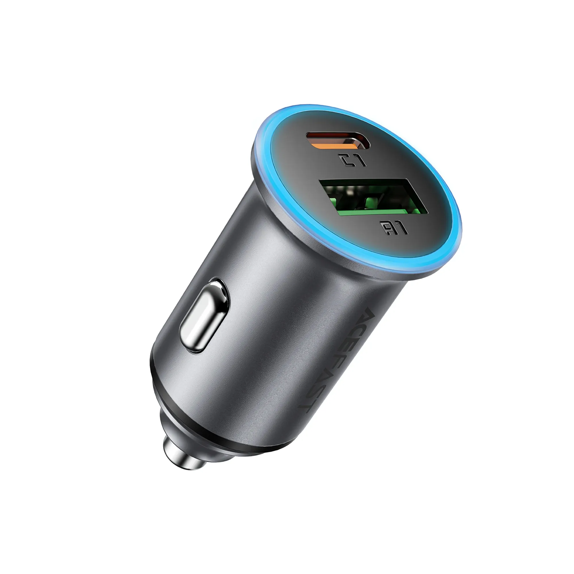 ACEFAST B15 Metal 65W Dual-Port Car Charger
