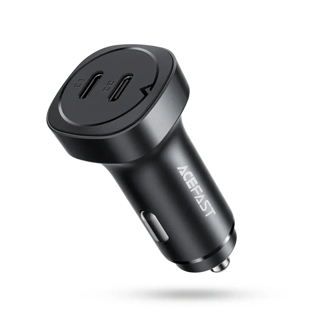 ACEFAST B2 Dual USB-C 72W Zinc Alloy Car Charger