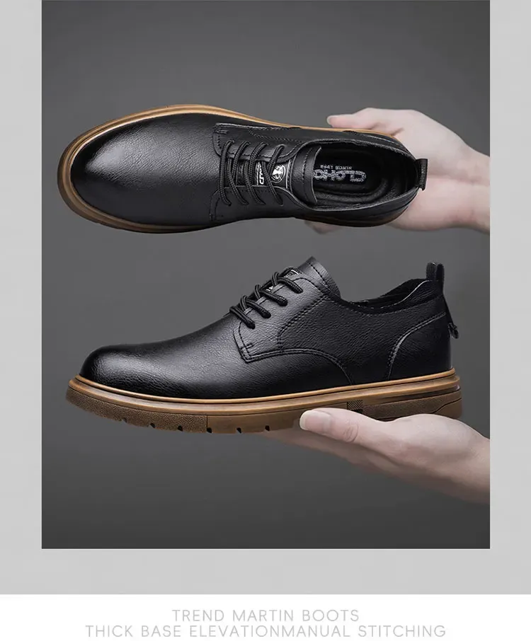 CLOHOO Classic Lace-Up Business Casual Dress Shoes