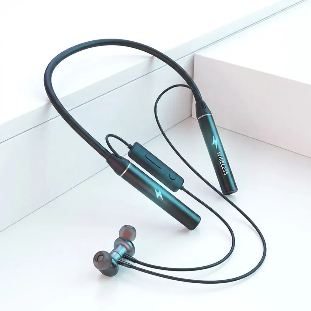 EARDECO Bluetooth Neckband Headphones with TF Card Playback