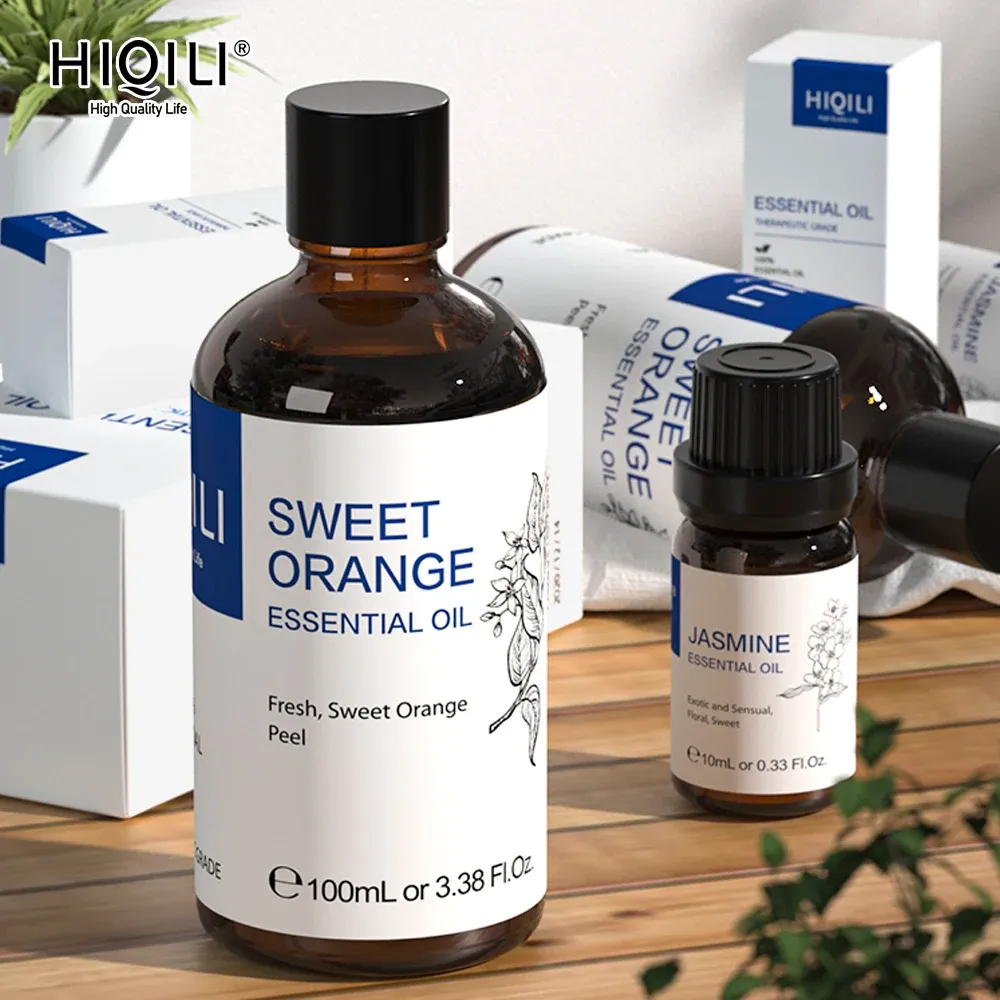 HIQILI 100ml Pure Essential Oil Set for Diffusers