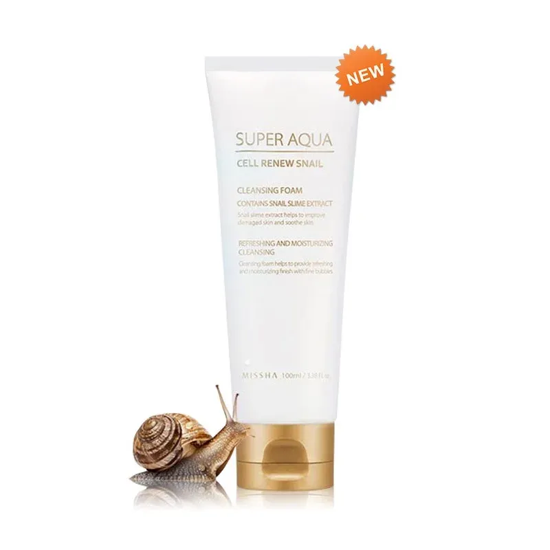 MISSHA Super Aqua Snail Cleansing Foam 100ml