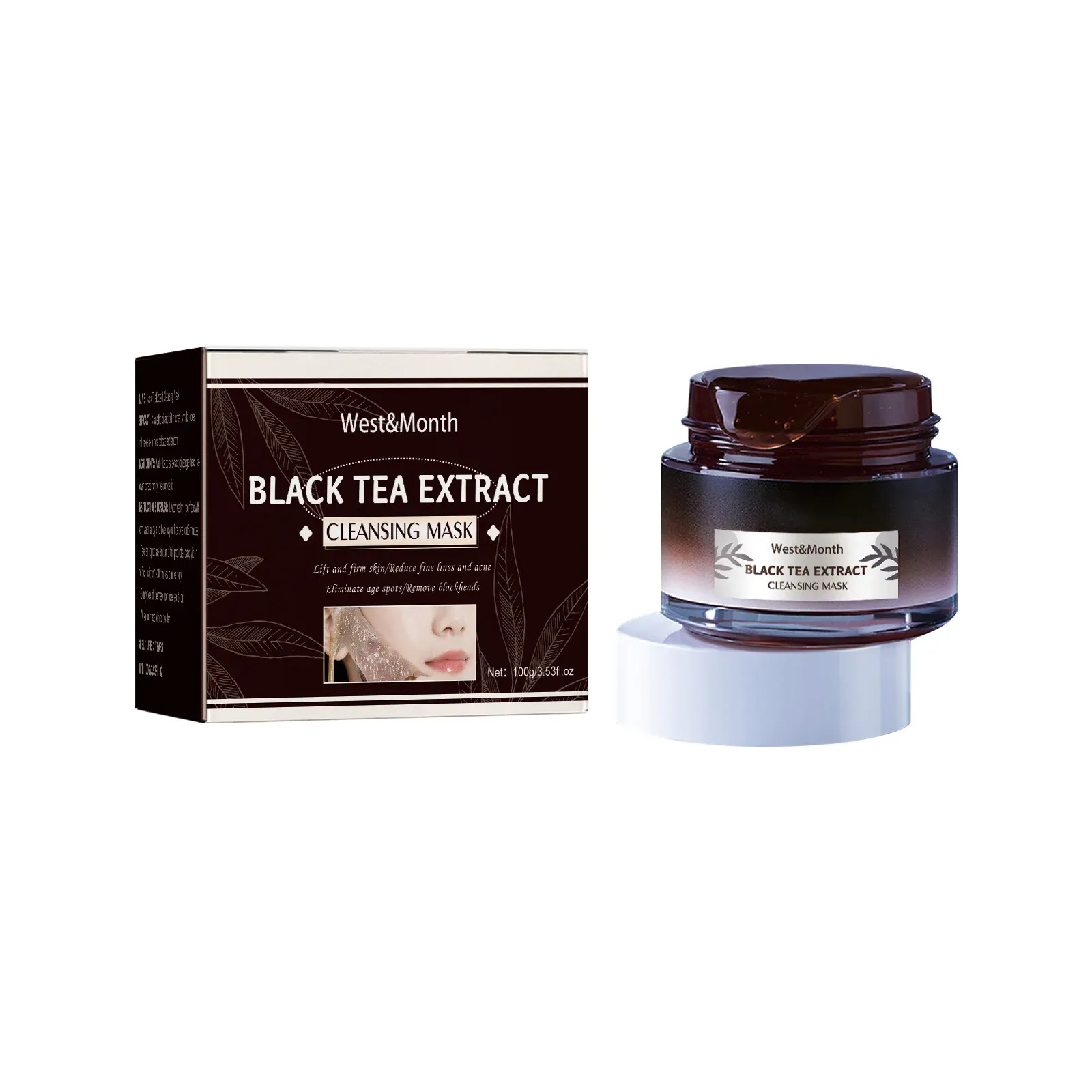 Black Tea Peel-Off Facial Mask for Pores