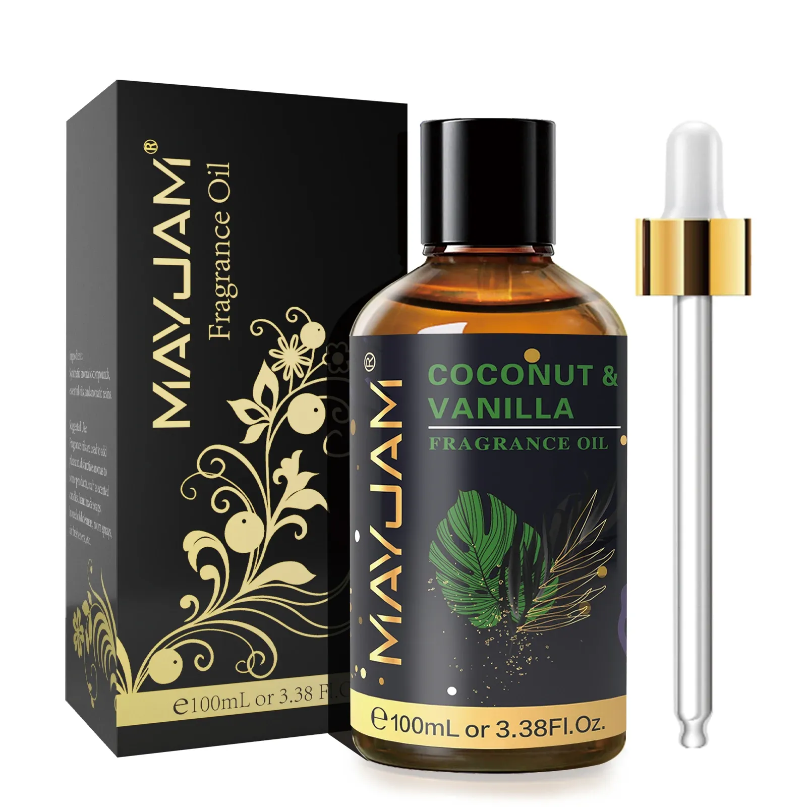 MAYJAM 100ml Coconut Vanilla Car Fragrance Oil
