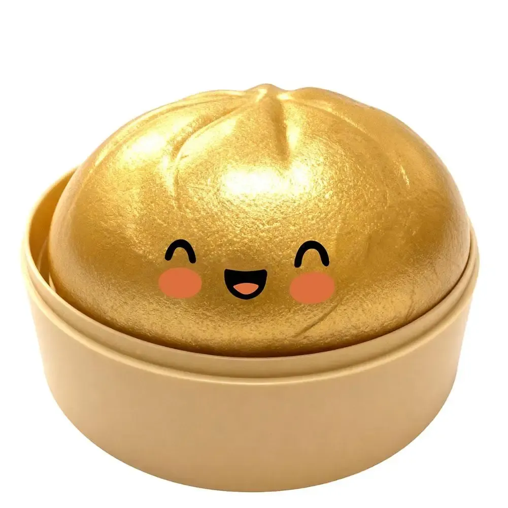 Glitter Dumpling Steamer Fidget Squish Toy