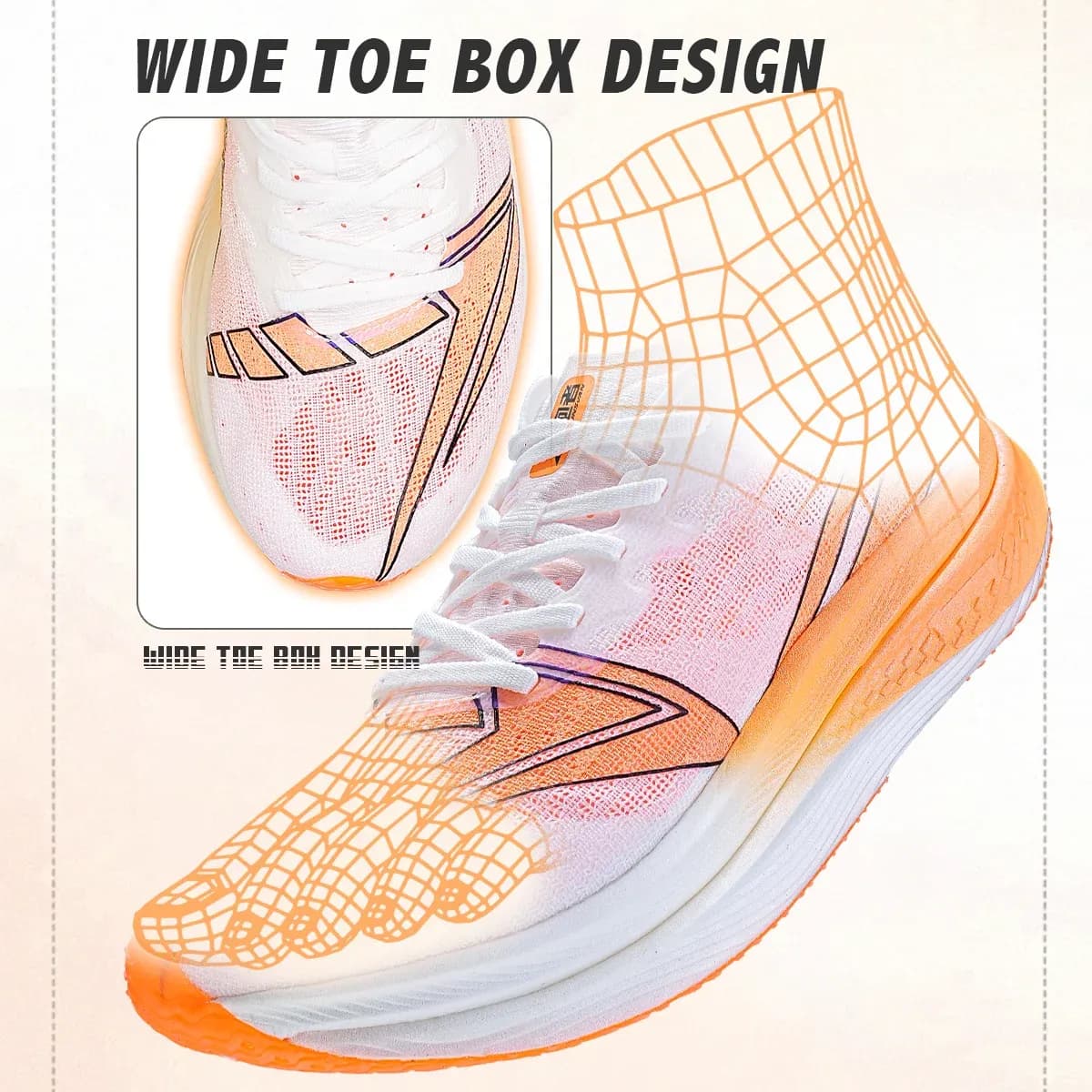IRUNSVAN FEIBY 1.0 Carbon Plate Road Running Shoes