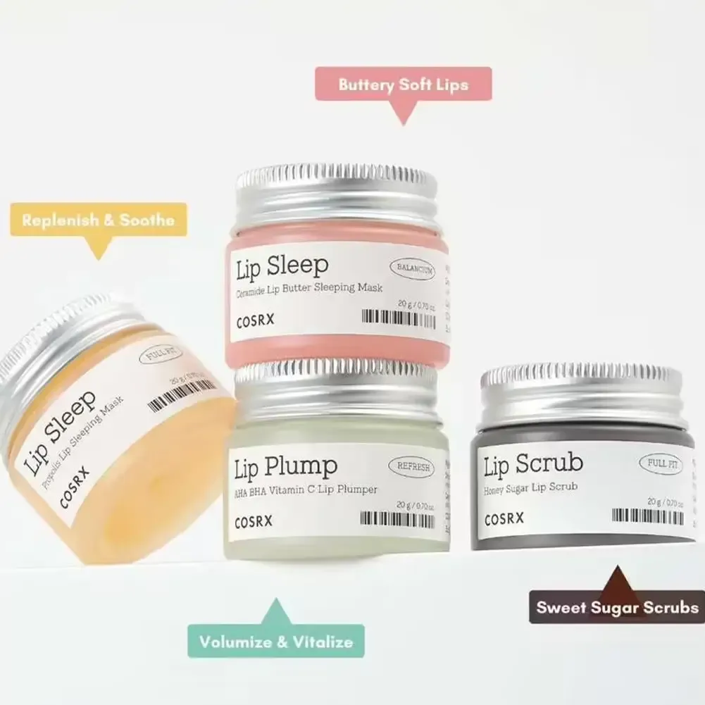 COSRX Sleeping Lip Mask and Gentle Lip Scrub