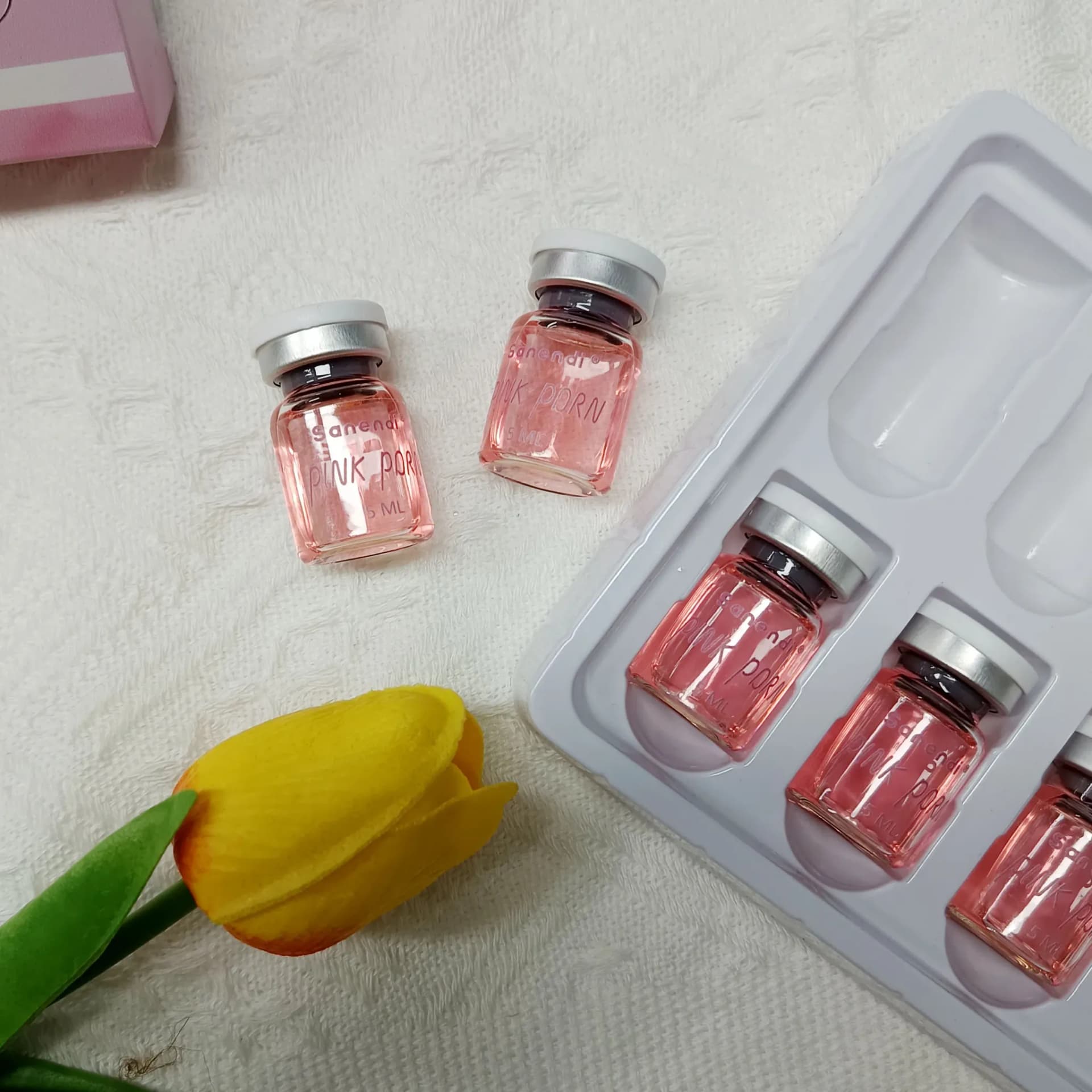 Sanendi PINK PDRN Glow Serum Vial Set 5ml x 10