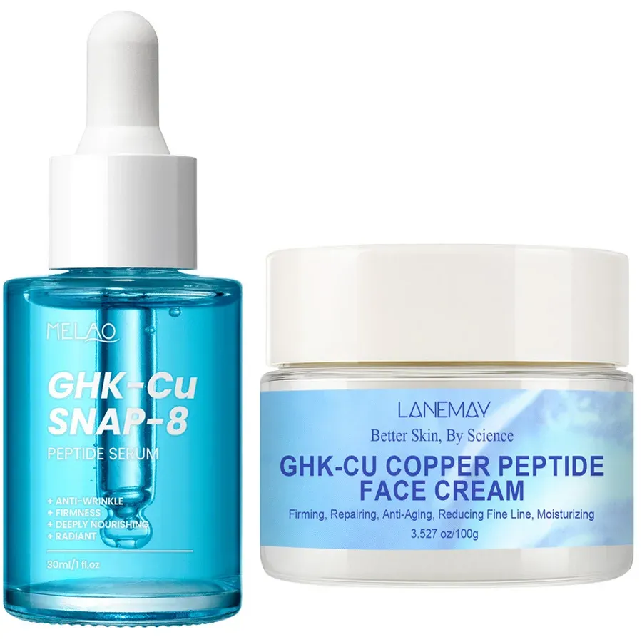 Blue Copper Peptide Glow Moisturizer Set
