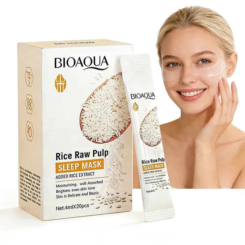 BIOAQUA White Rice Sleeping Mask 20-Piece Hydrating Set