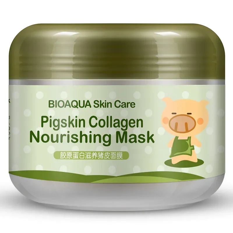 BIOAQUA Collagen Mud Mask for Oil Control and Daily Hydration
