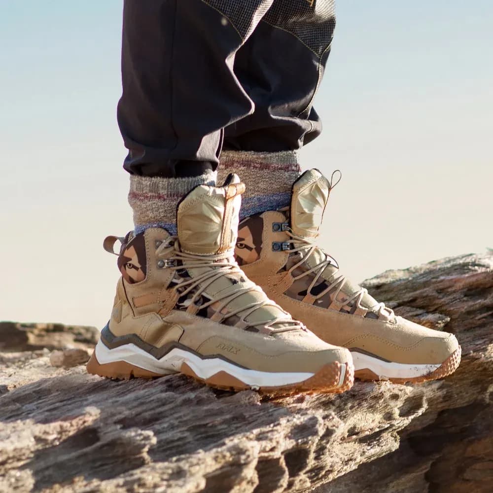RAX Mid-Top Waterproof Hiking Boots for Trail and Trek Use