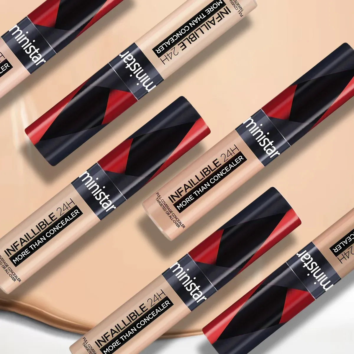 Natural Finish Cream Concealer for All-Over Coverage