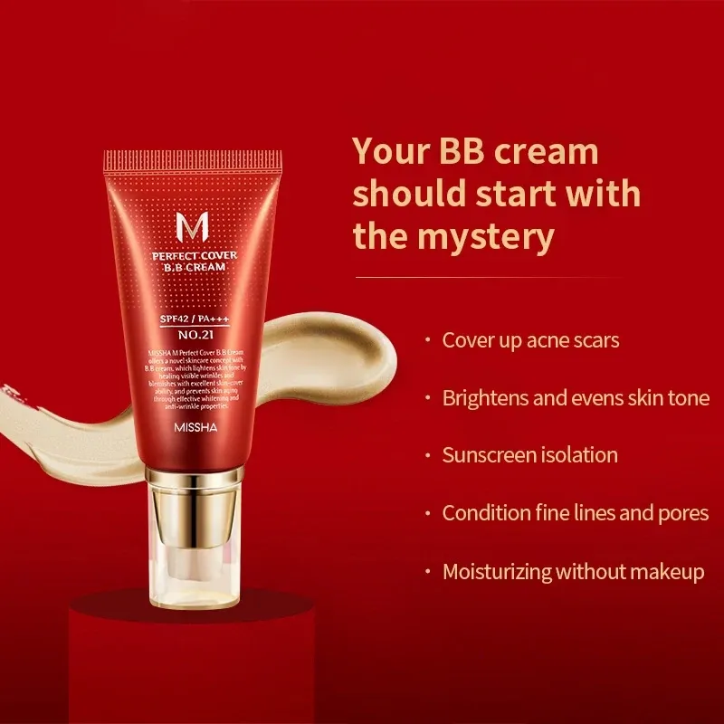 Missha M Perfect Cover BB Cream 50ml Daily Tone-Perfecting Base
