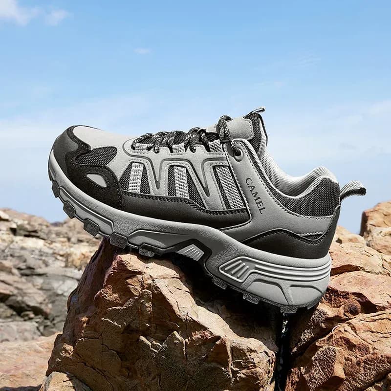 Camel Mesh Trail Sneakers for Men and Women
