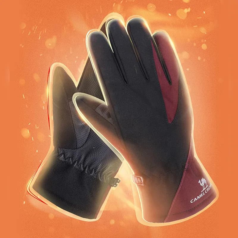 Camel Winter Touchscreen Ski and Cycling Gloves