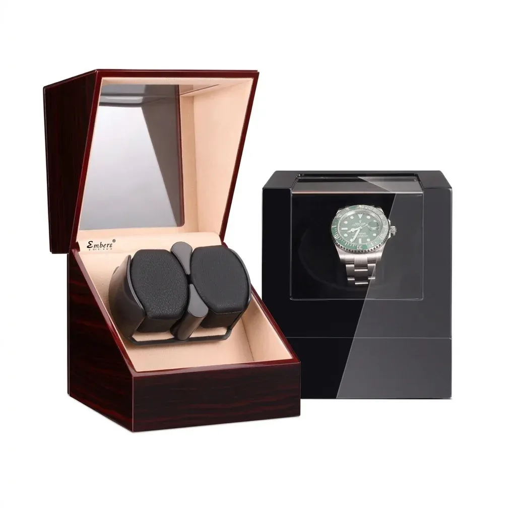 Embers M-Series Single Automatic Watch Winder Box
