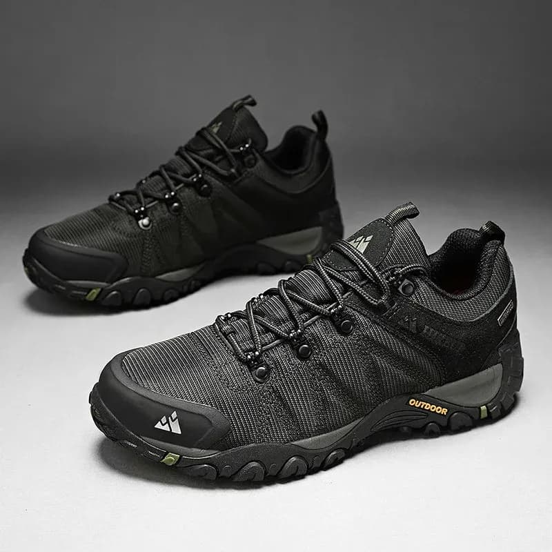 HIKEUP Men's Breathable Non-Slip Hiking Shoes
