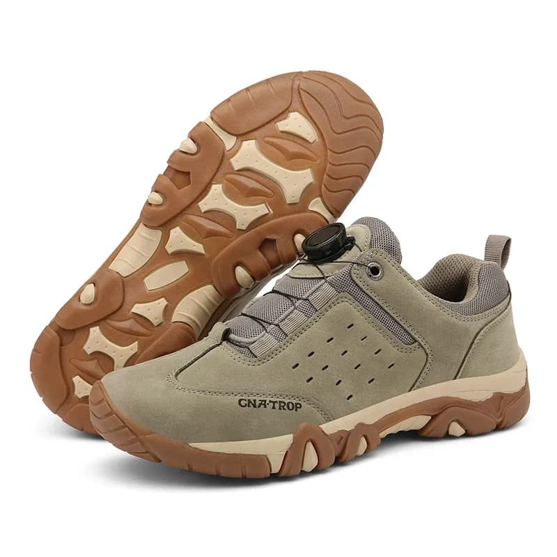 SUOJ Rotating Lace Buckle Outdoor Hiking Shoes