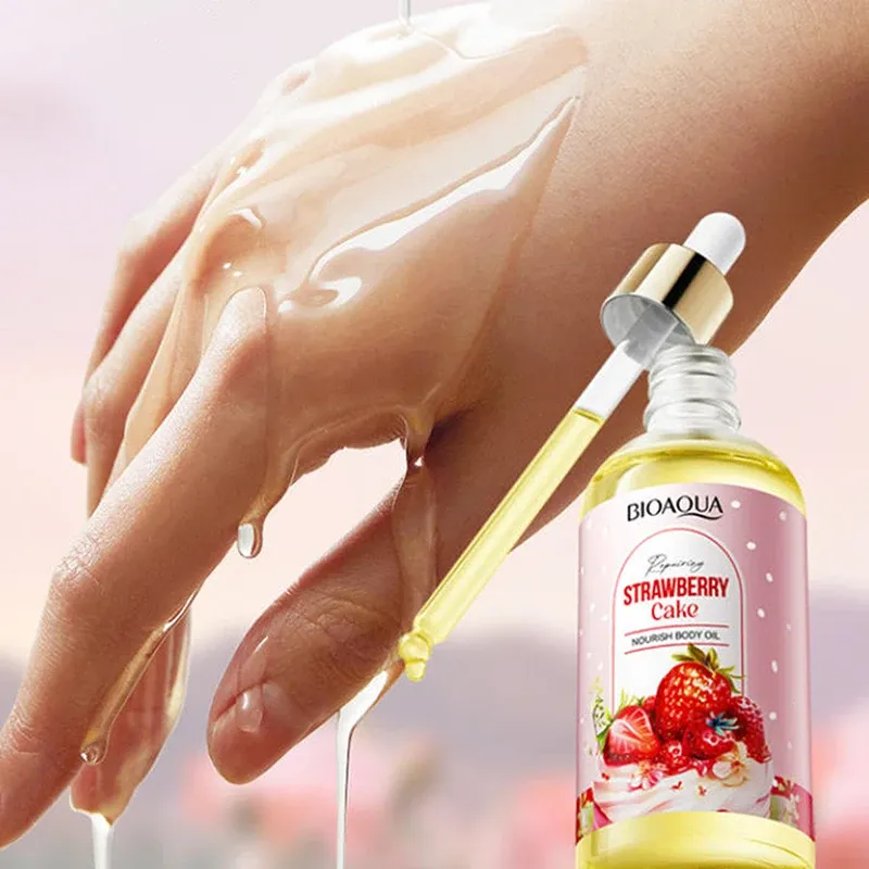 BIOAQUA Strawberry Cake Body Oil Moisturizing Cream