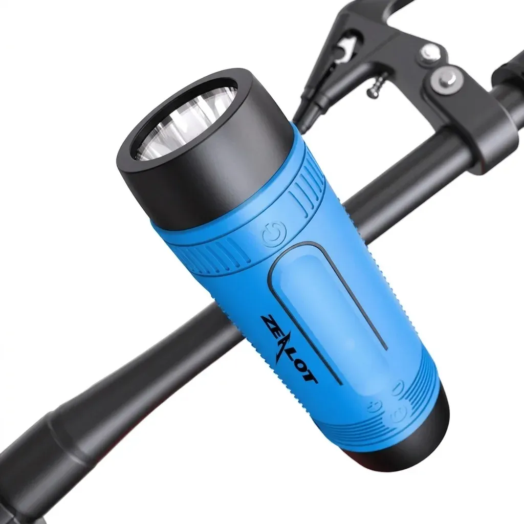 ZEALOT S1 Portable Bluetooth Speaker with Flashlight and Power Bank