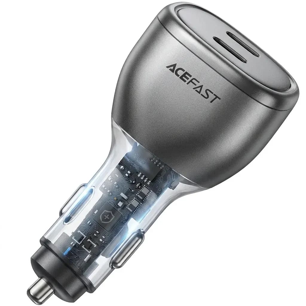 ACEFAST 140W USB-C Car Charger with Dual USB-C and USB-A