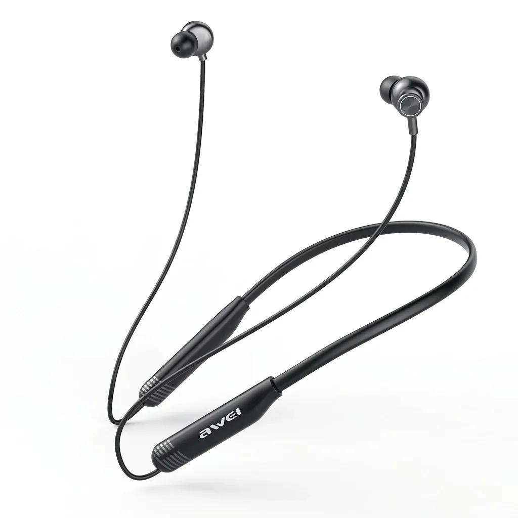 Awei G83 Bluetooth Neckband Earphones with IPX6 Protection and TF Card Playback