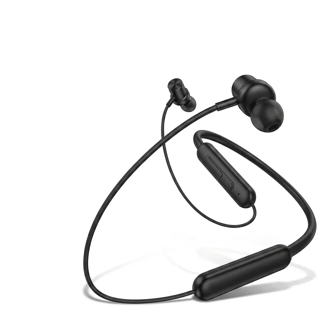 HOCO ES70 black neckband Bluetooth earphones