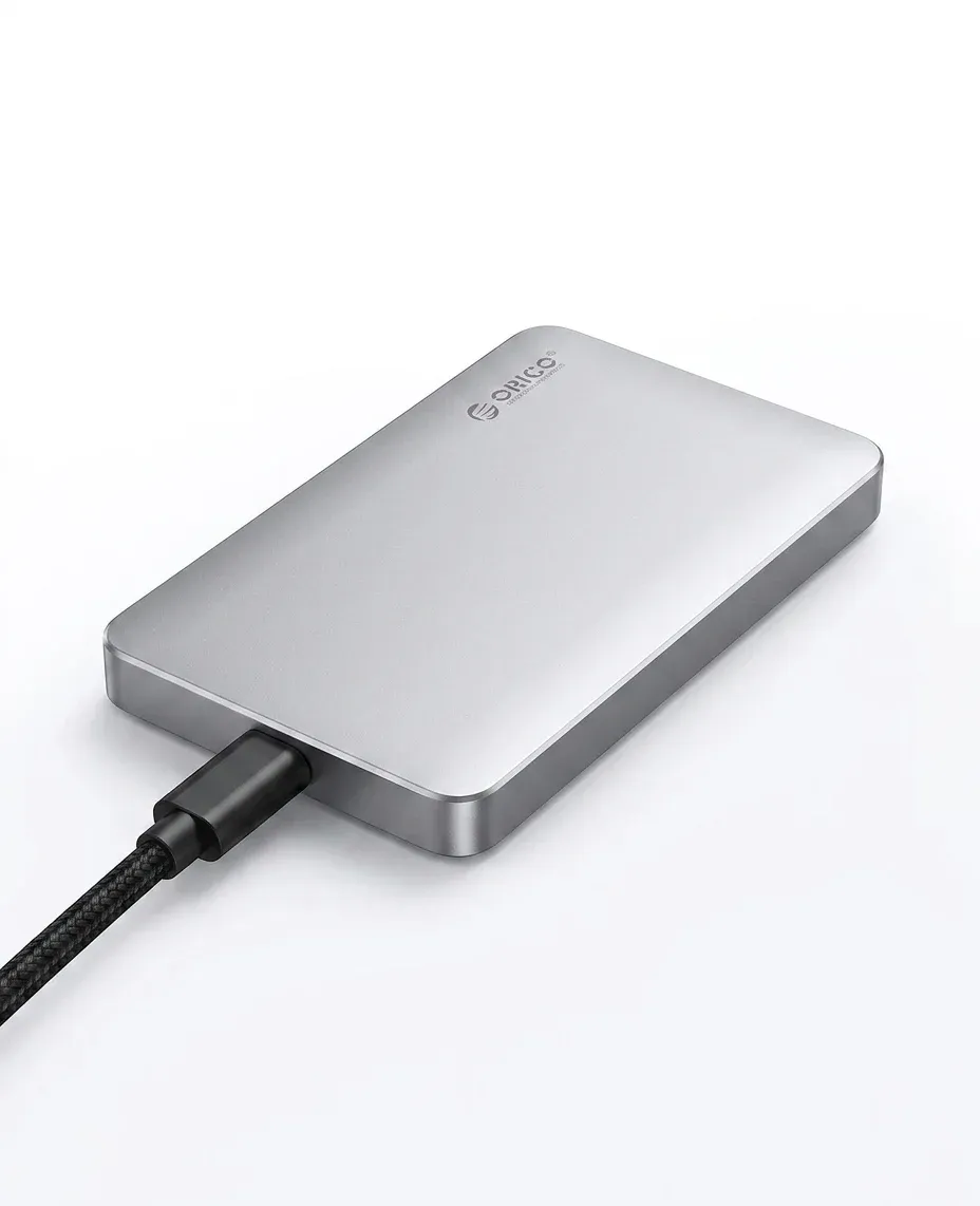 ORICO magnetic silver external SSD with cable