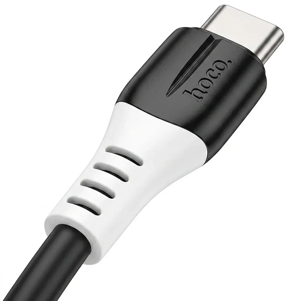 Hoco USB-C cable macro connector detail