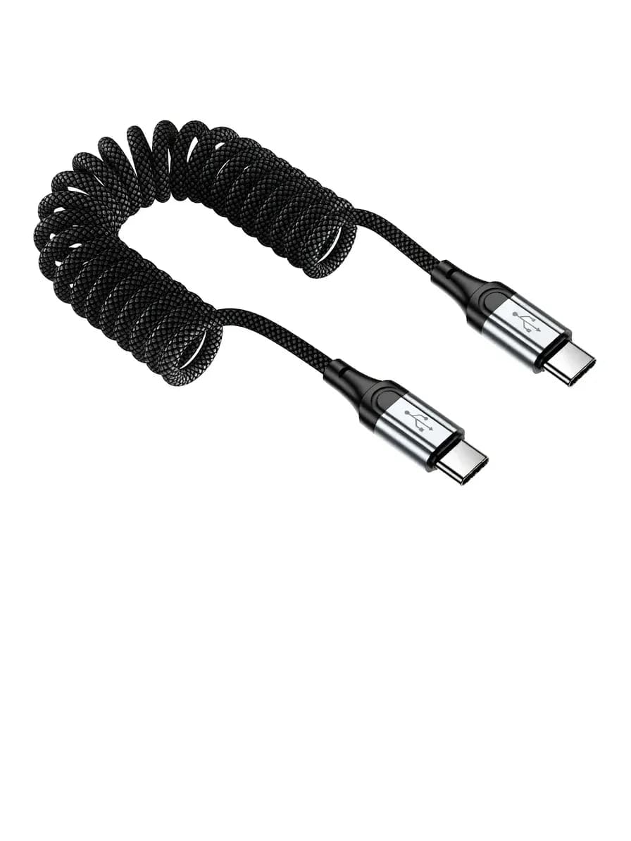 HOCO Spring Retractable USB-C Fast Charging Cable