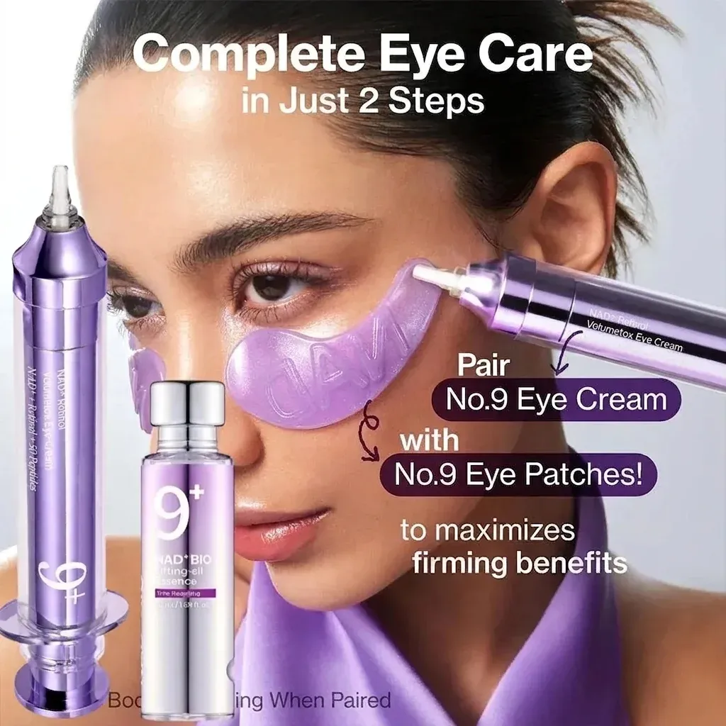 Lavender eye cream essence applicator tube