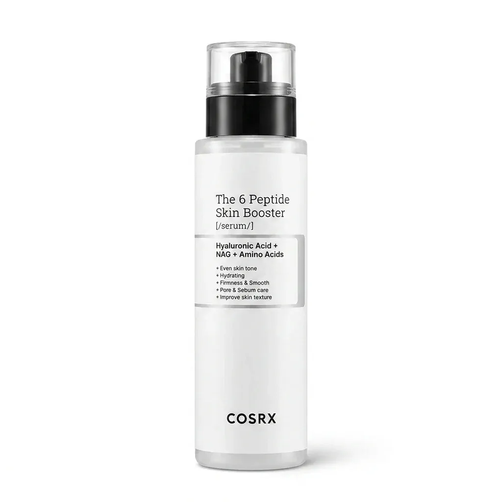 COSRX white serum bottle with black pump