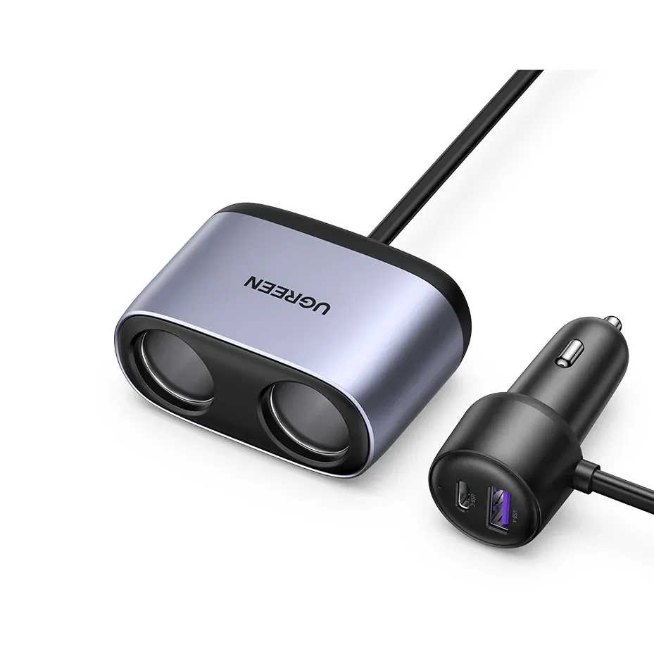 UGREEN 216W Dual USB Car Charger Splitter
