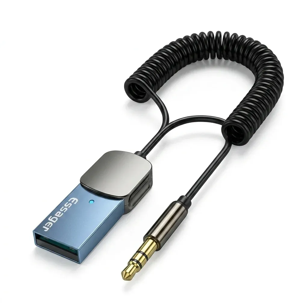 Essager Bluetooth 5.0 USB AUX Car Audio Receiver