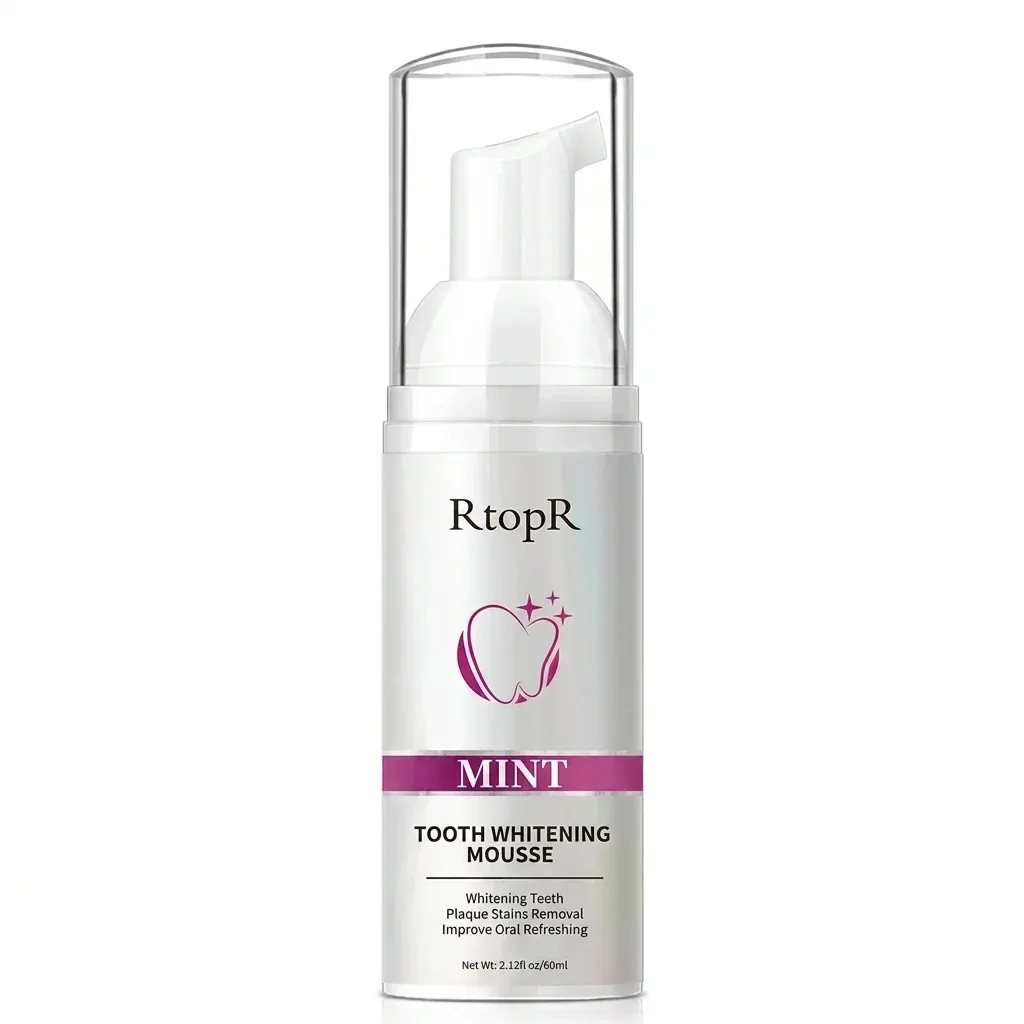 RtopR Mint Tooth Whitening Foam with Peppermint Extract