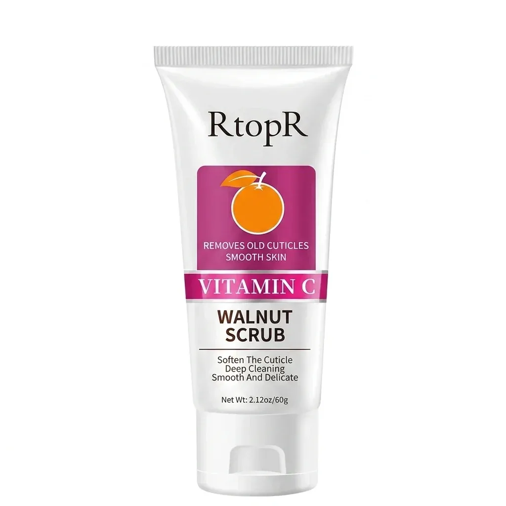 RtopR Vitamin C walnut body scrub tube