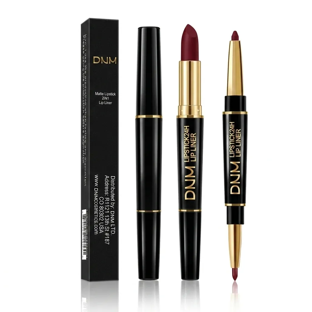 DNM dual-ended matte lip liner pencil