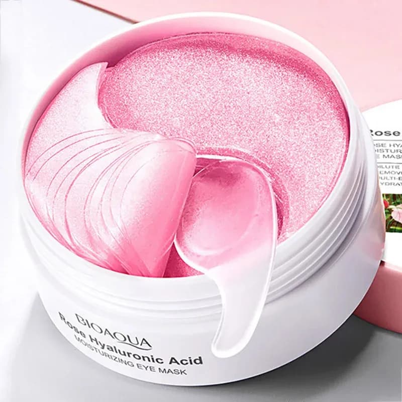 BIOAQUA Rose Hyaluronic Acid Under-Eye Patch Set, 60 Pieces