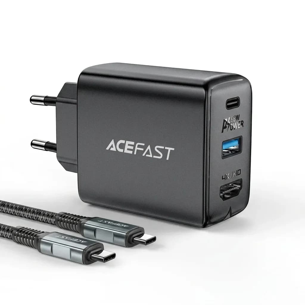 ACEFAST A17 black GaN dock charger