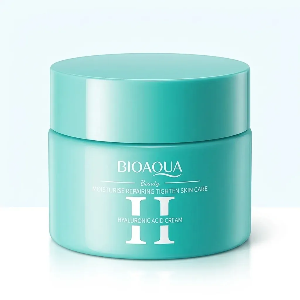 BIOAQUA turquoise retinol face cream jar