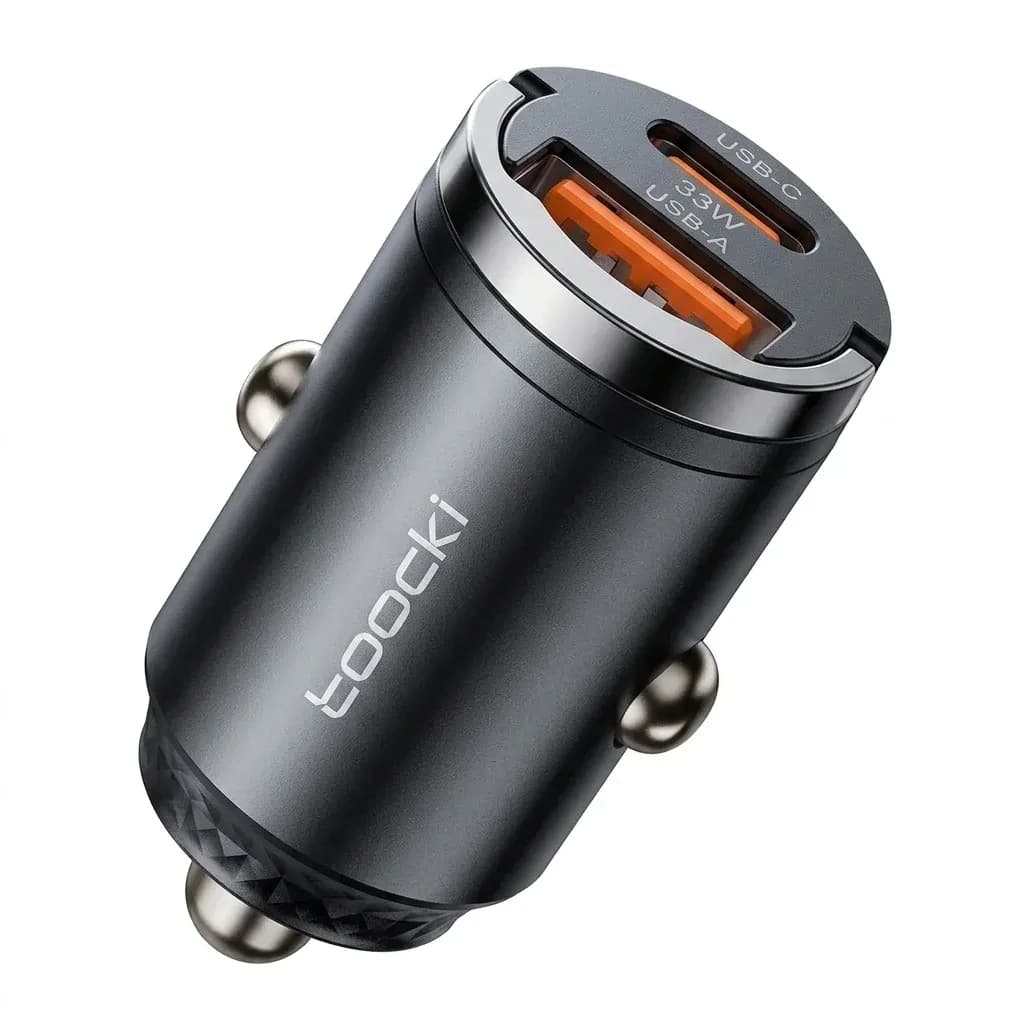 Toocki 33W Dual-Port USB-C Car Charger