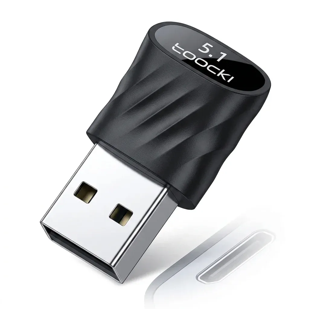 Toocki USB Bluetooth 5.1 adapter studio shot