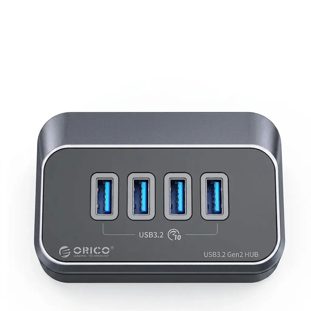 ORICO 4-port USB-C hub studio shot