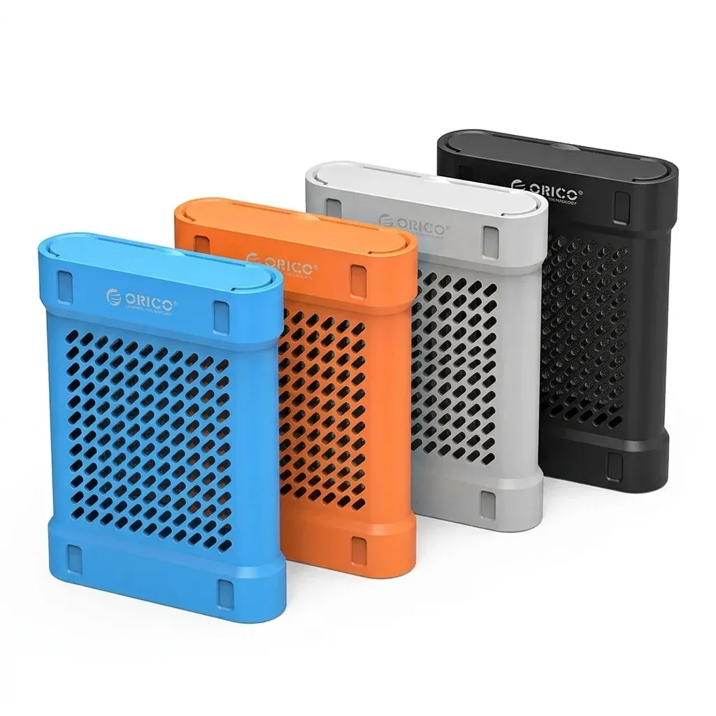ORICO silicone HDD protective cases in four colors