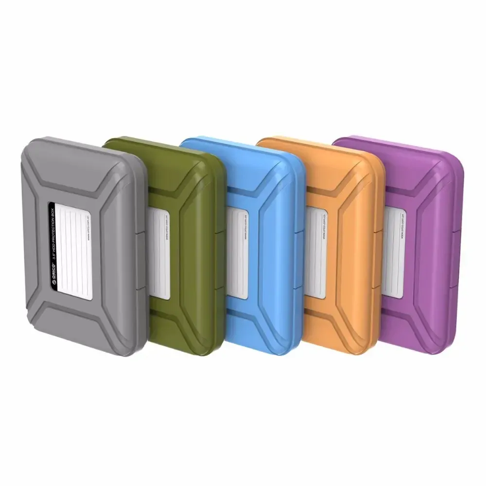 Orico 3.5-Inch HDD Protective Storage Box Set, 5-Pack
