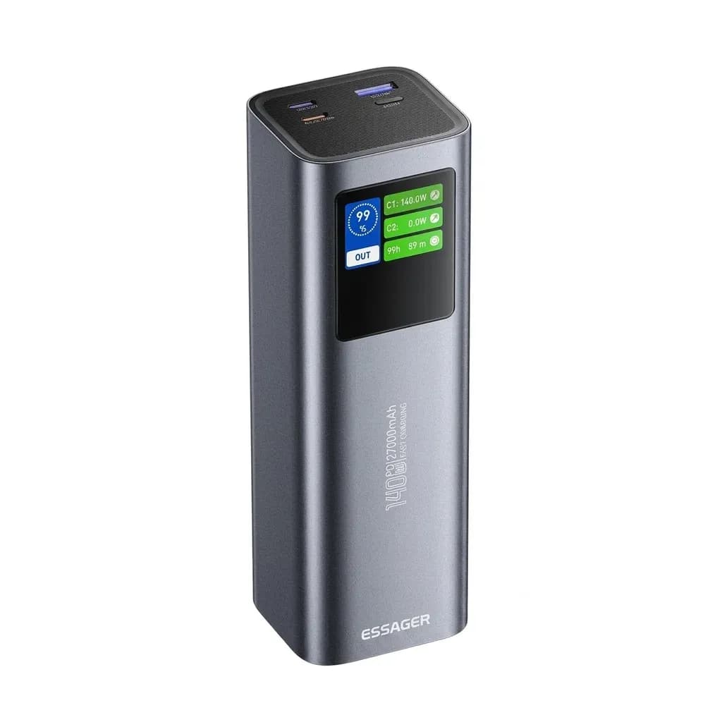 Essager 140W 27000mAh Smart Display Power Bank