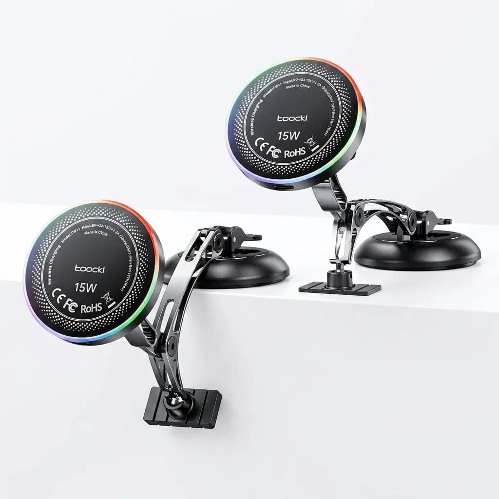 Toocki Magnetic 15W Wireless Car Charger Mount